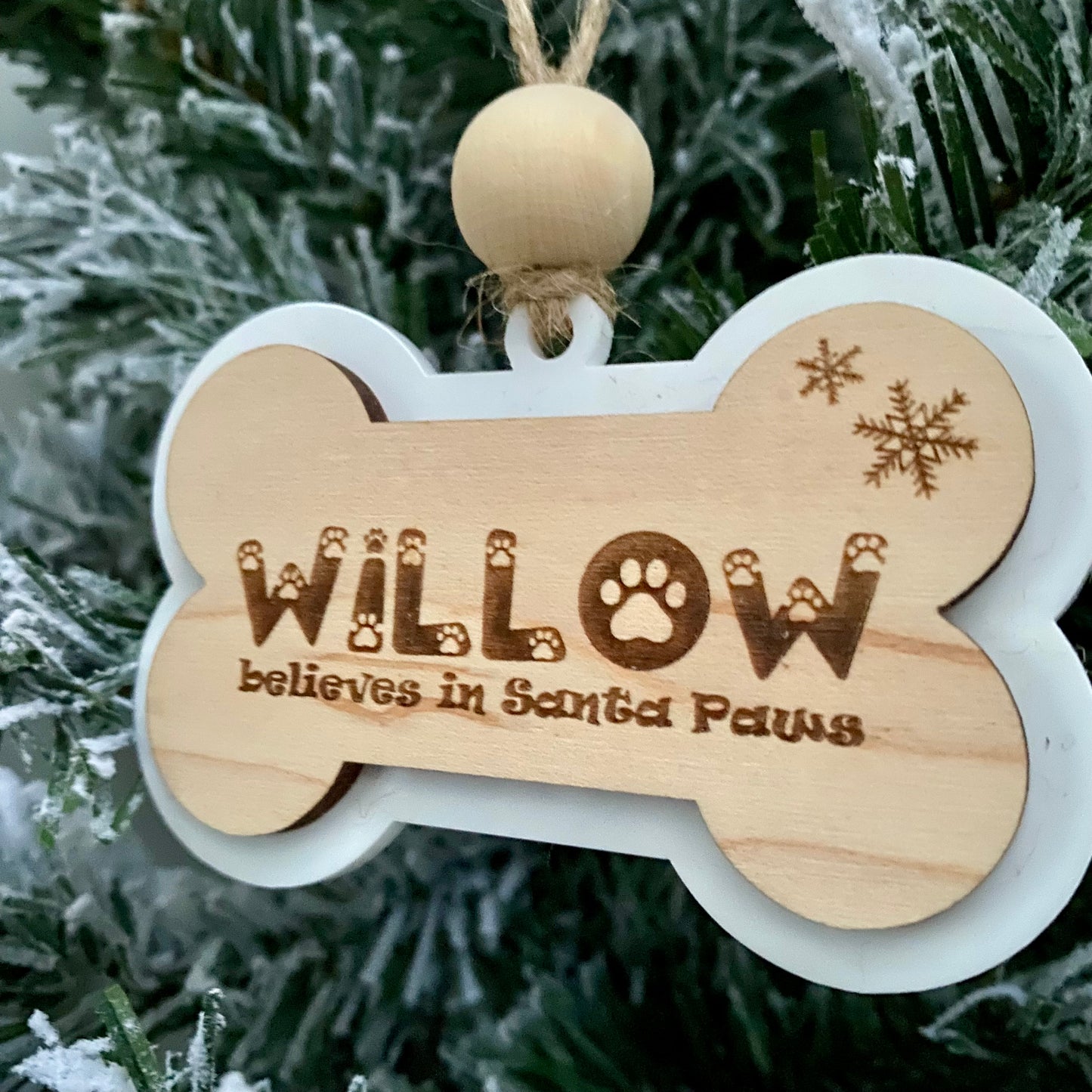 Santa Paws Pet Christmas Decoration