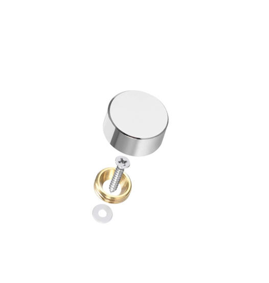 Polished Stainless Steel Screw Caps