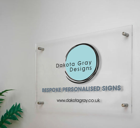 Gray Sign Template Business Signs – Dakota Gray Designs